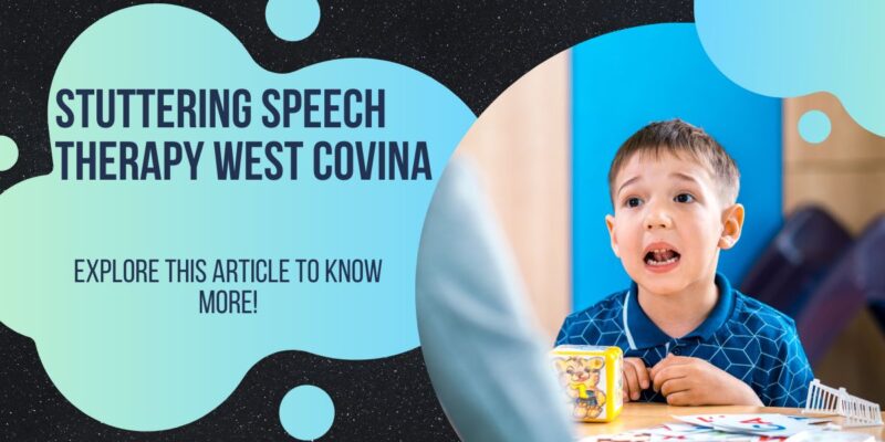 Stuttering speech therapy West Covina